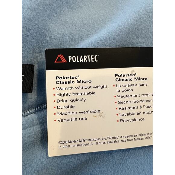 Plow & Hearth Polartec Classic Micro Adult Warm one piece 2006 NWT Pockets Sz M - Picture 9 of 9